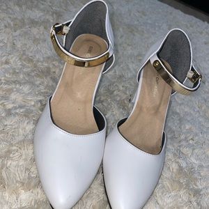 White pumps